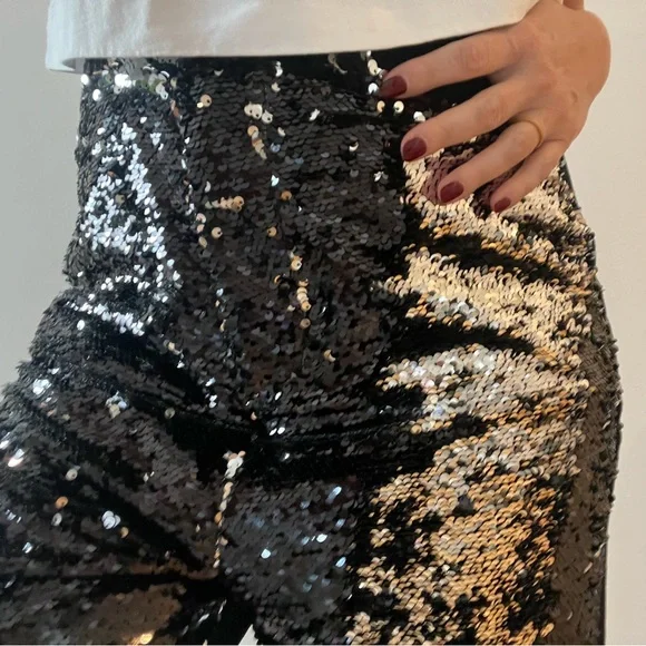 Dark denim Golden Goose Breezy Flip Sequin Jeans - Picture 3 of 11